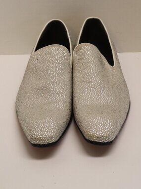 Fiesso by Ourelio Garcic Rhinestone Slip on Size European 46 Men's Shoes